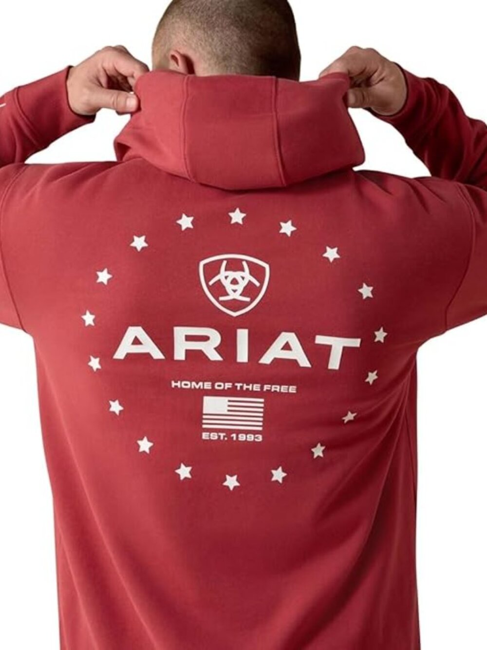 ARIAT Men's Sponsor Patriot Hoodie | NWT